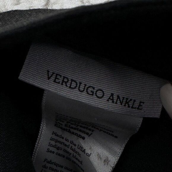 PAIGE Verdugo Ankle Black Silk Coated Skinny Jean - Picture 6 of 16